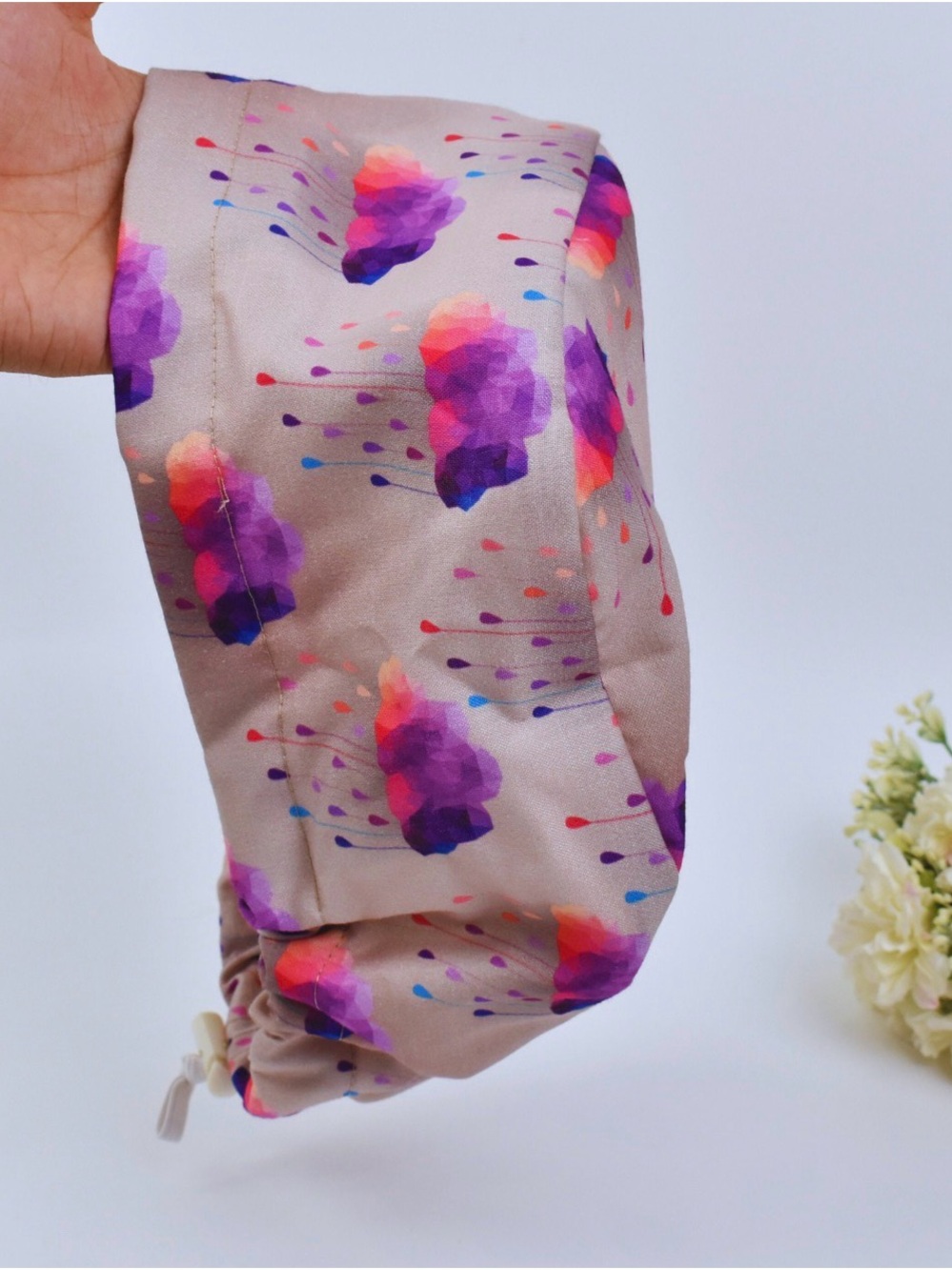 Rain Cloud Surgical Scrub Hat